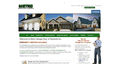 Desktop Screenshot of metrogaragedoor-sarasota.com